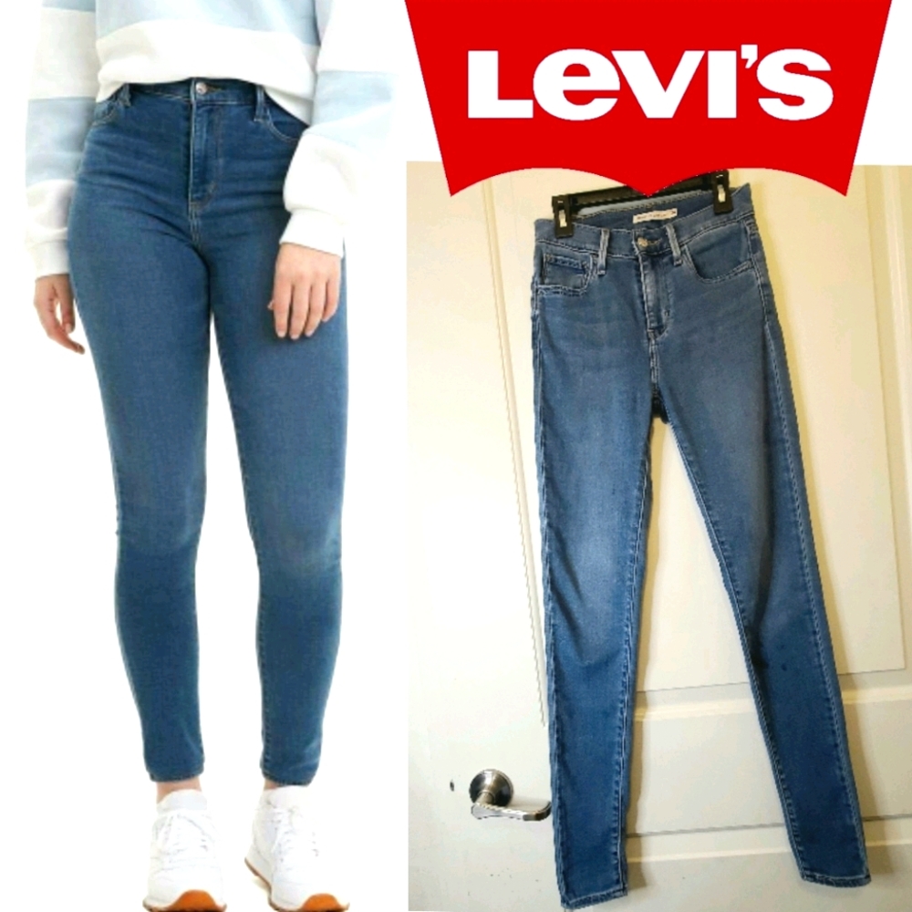 Levi's 720 high rise super skinny size 24